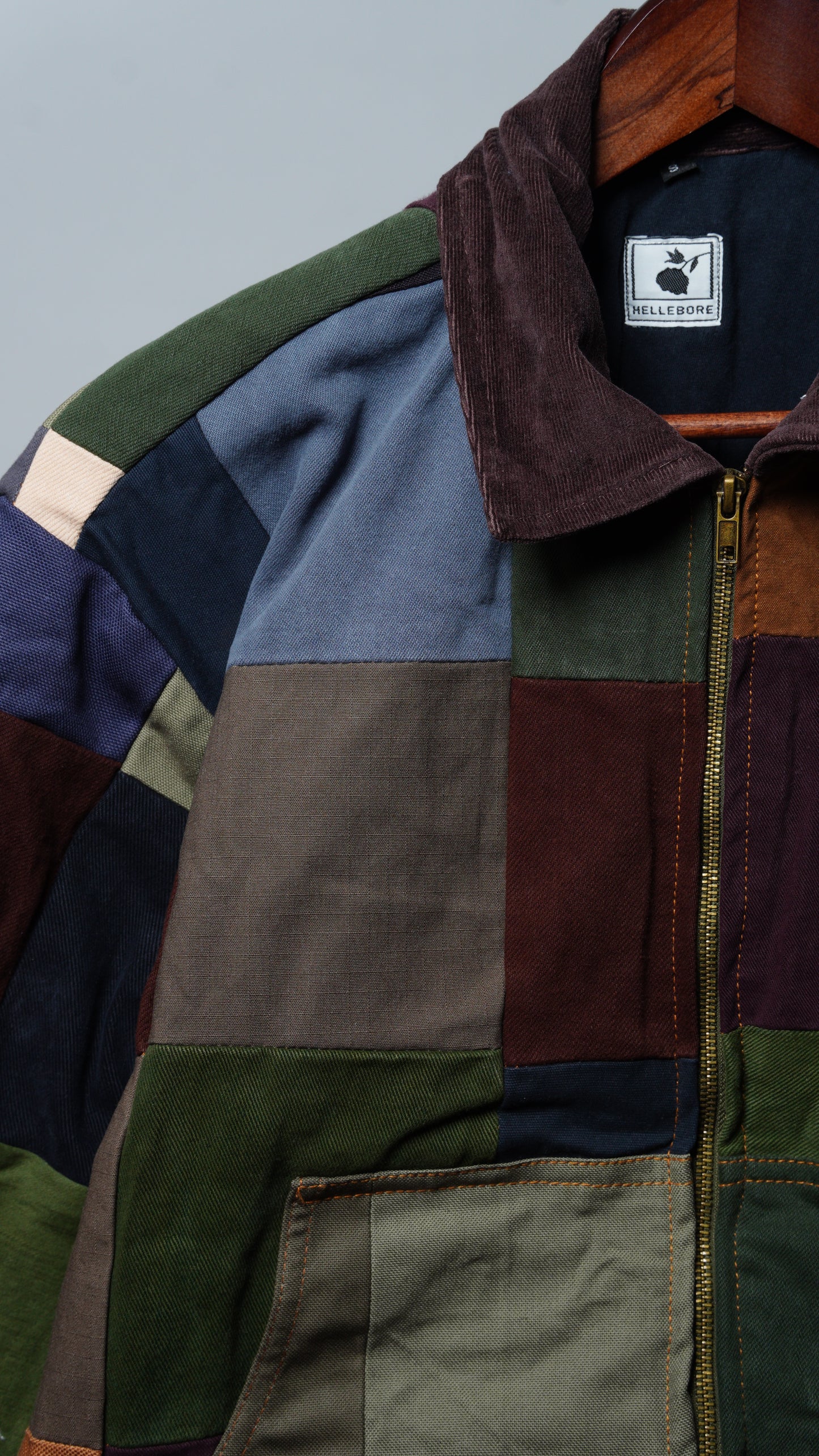 Upcycled Patchwork Jacket Size S