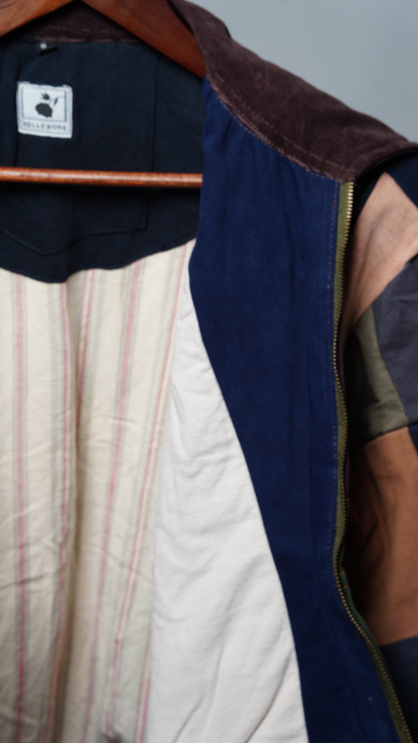 Upcycled Patchwork Jacket Size S