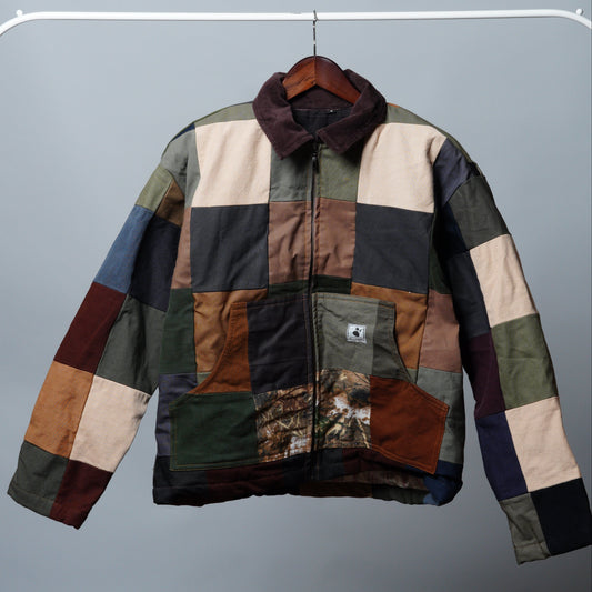Upcycled Patchwork Jacket Size S