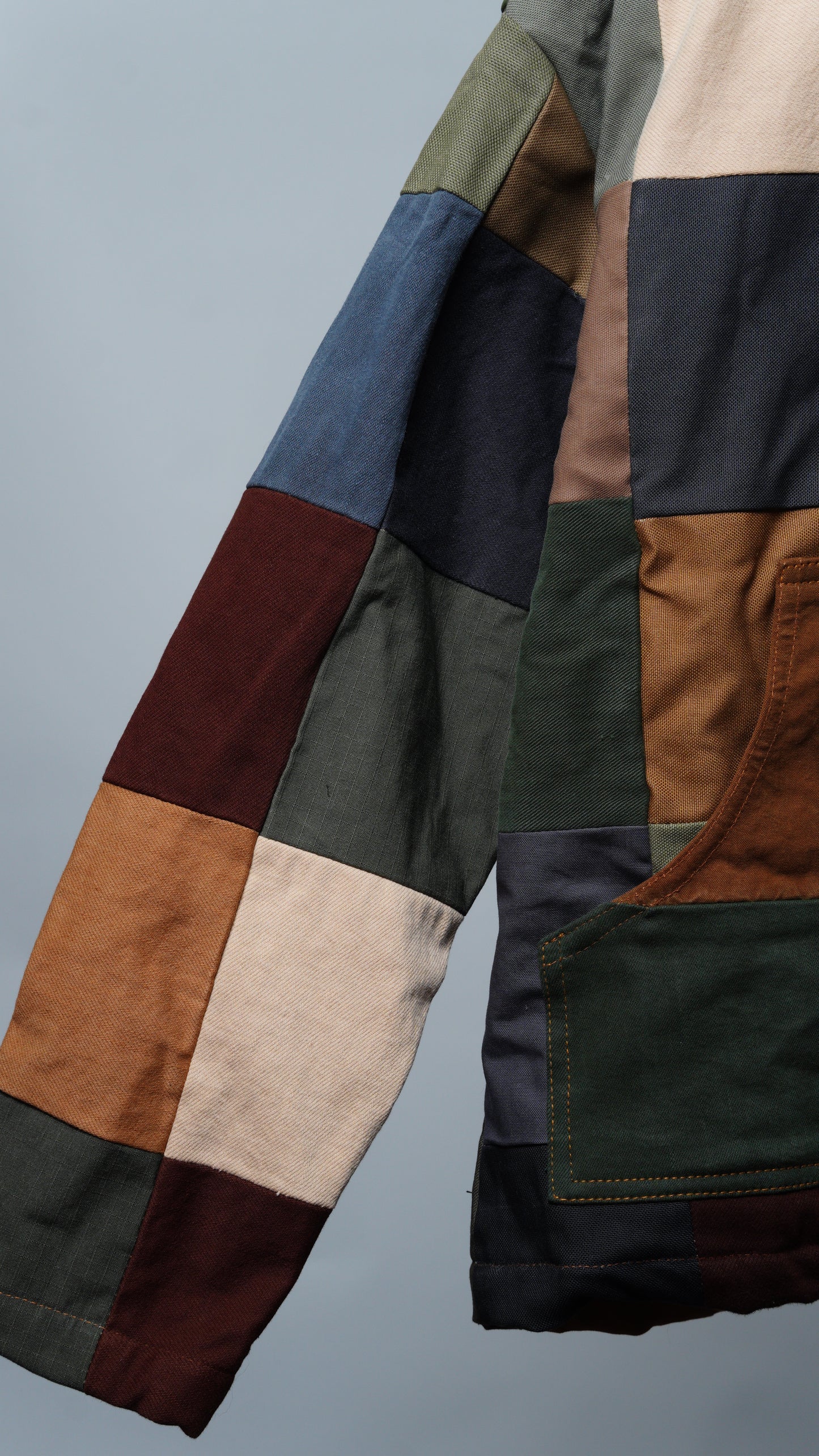 Upcycled Patchwork Jacket Size S