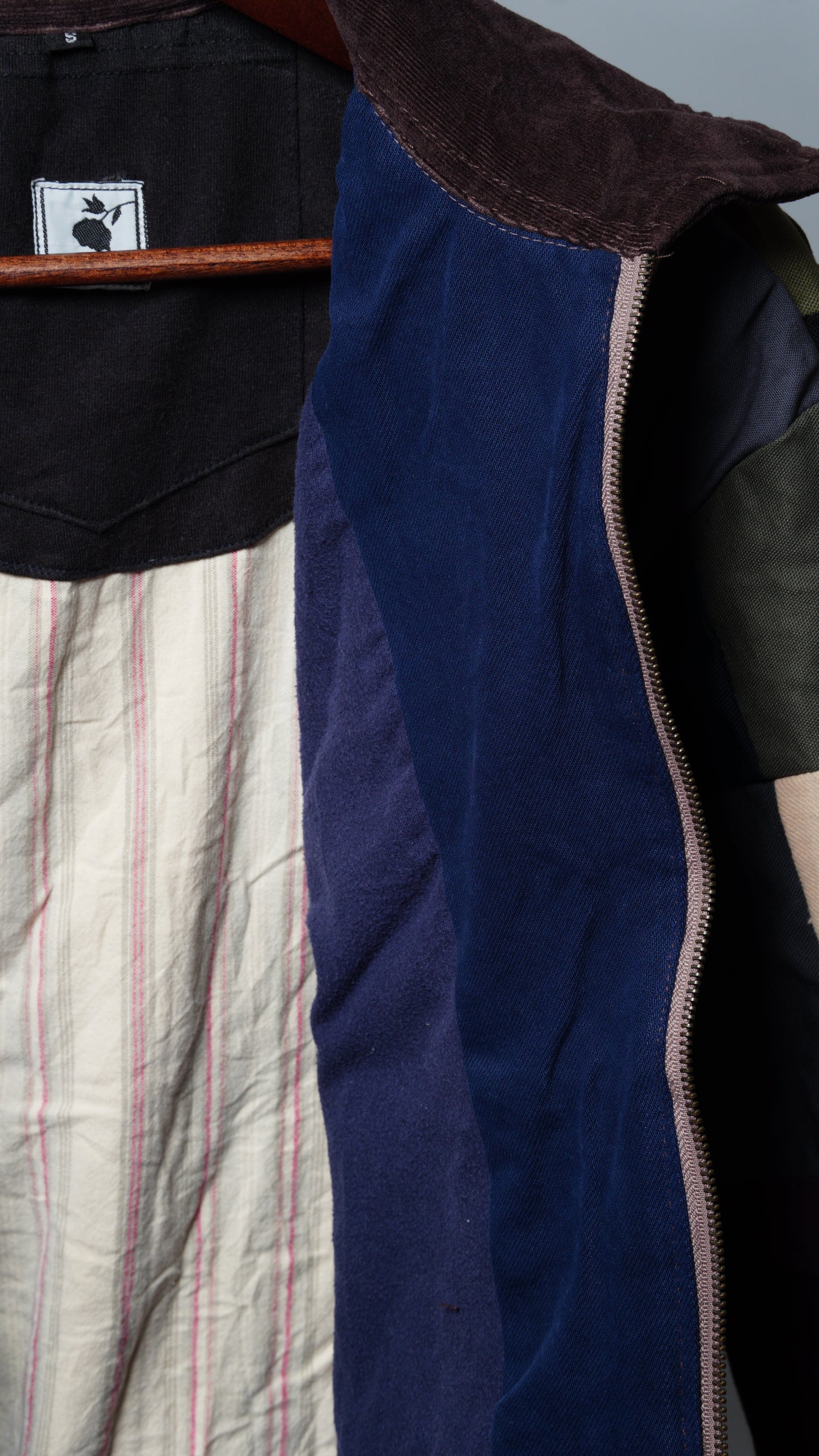 Upcycled Patchwork Jacket Size S