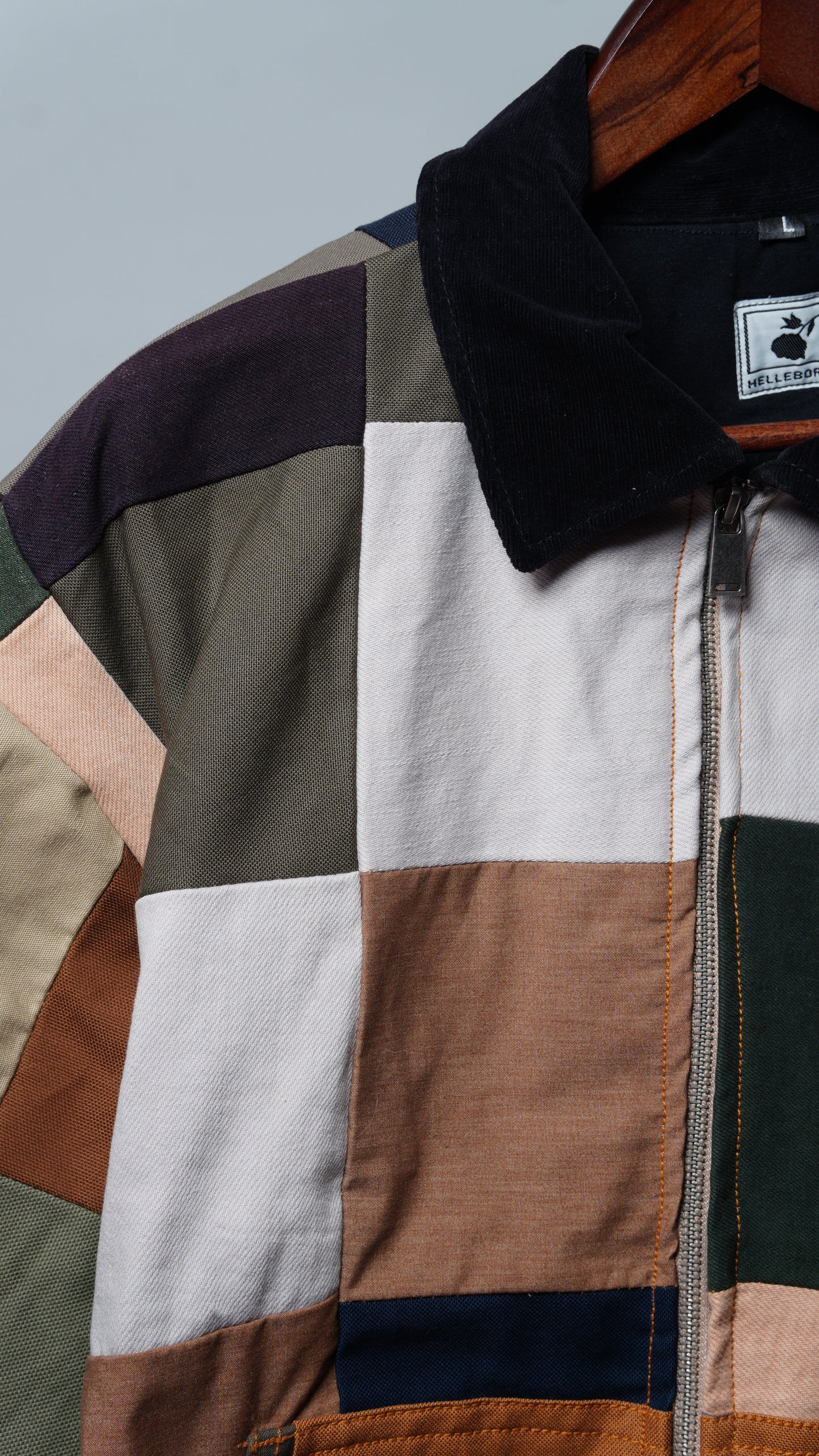 Upcycled Patchwork Jacket Size L