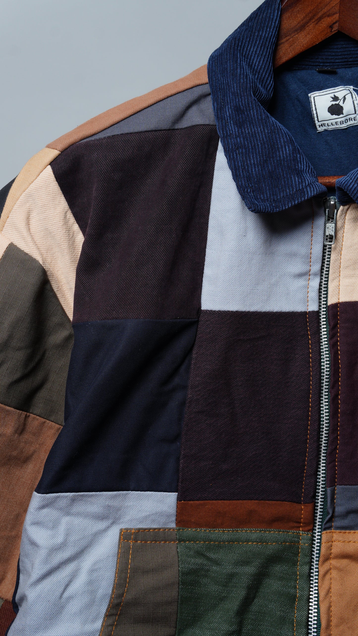 Upcycled Patchwork Jacket Size M