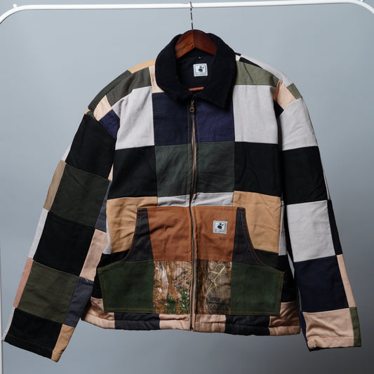 Upcycled Patchwork Jacket Size L