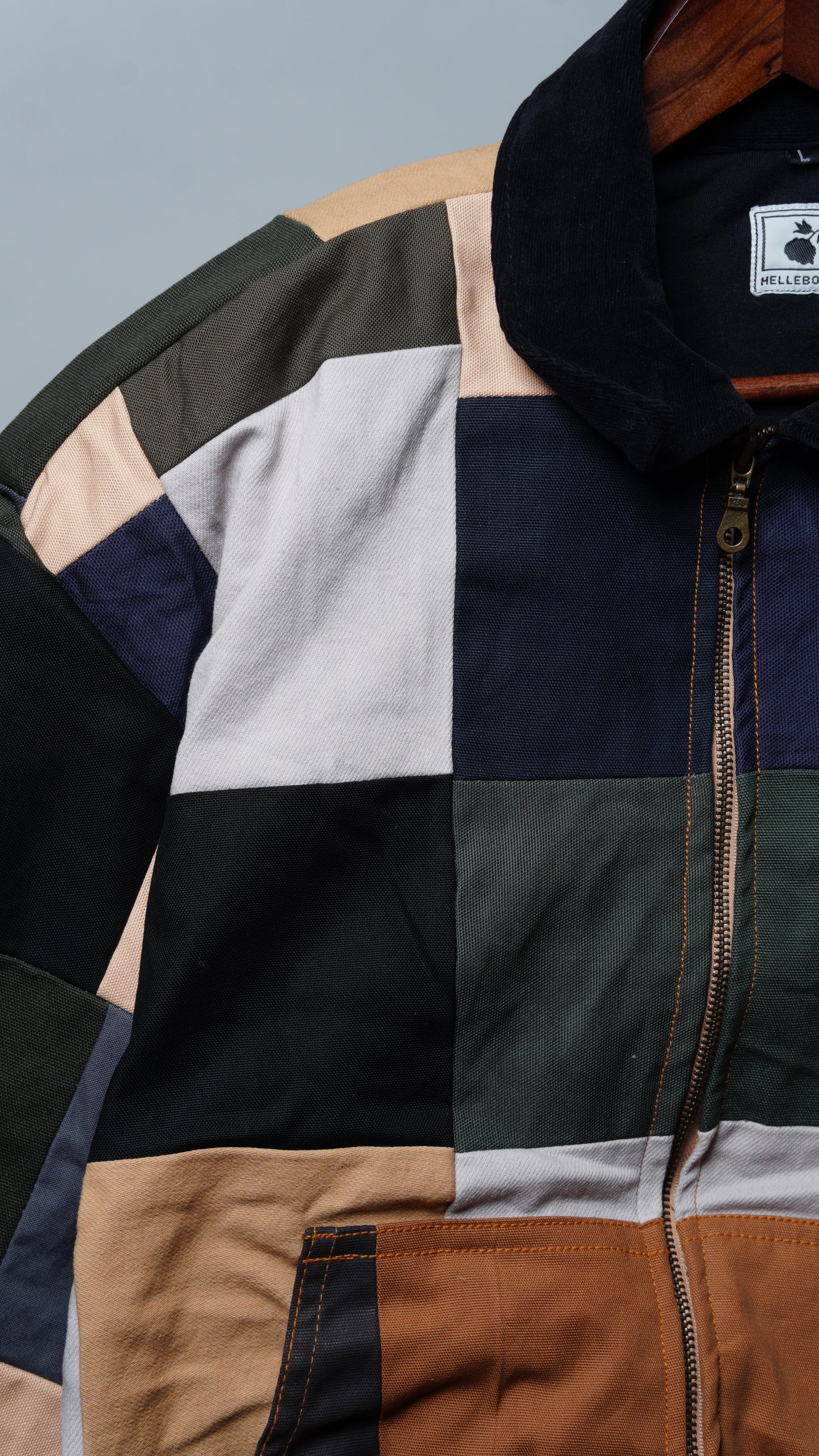 Upcycled Patchwork Jacket Size L