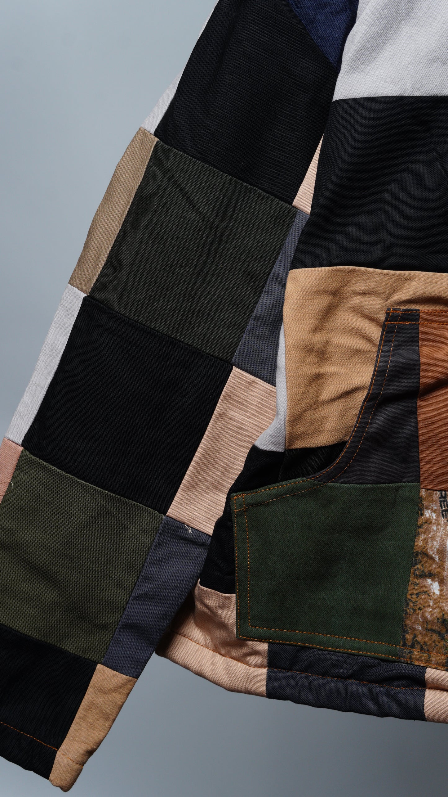 Upcycled Patchwork Jacket Size L