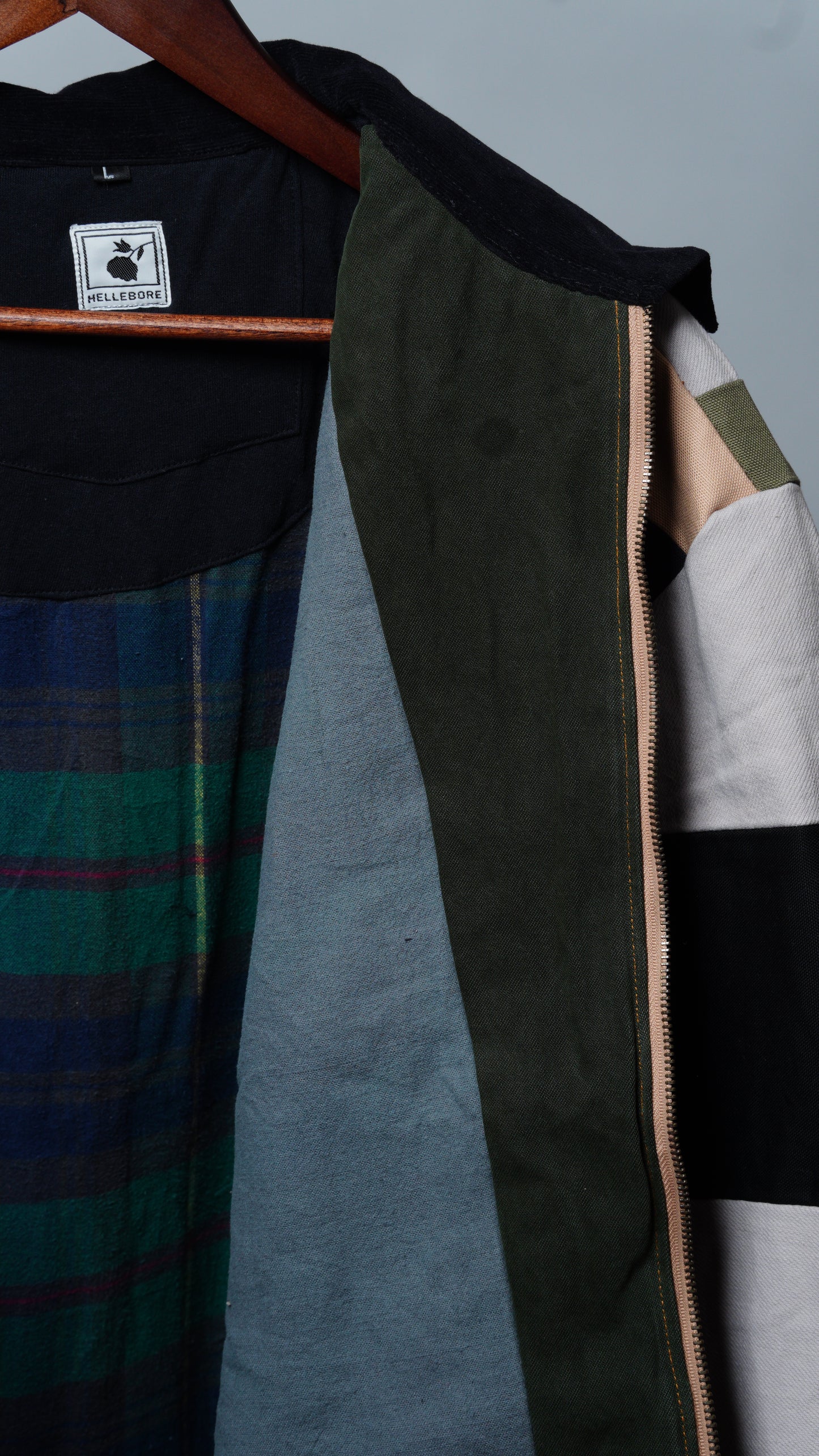 Upcycled Patchwork Jacket Size L