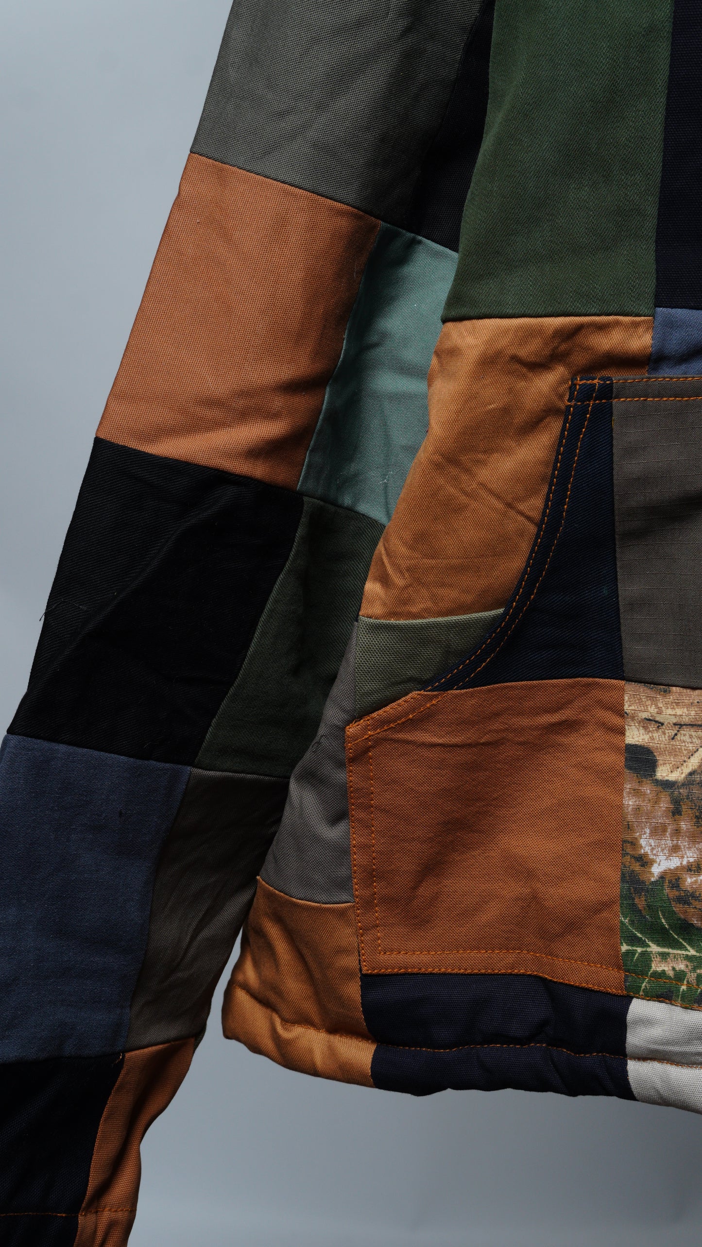 Upcycled Patchwork Jacket Size L