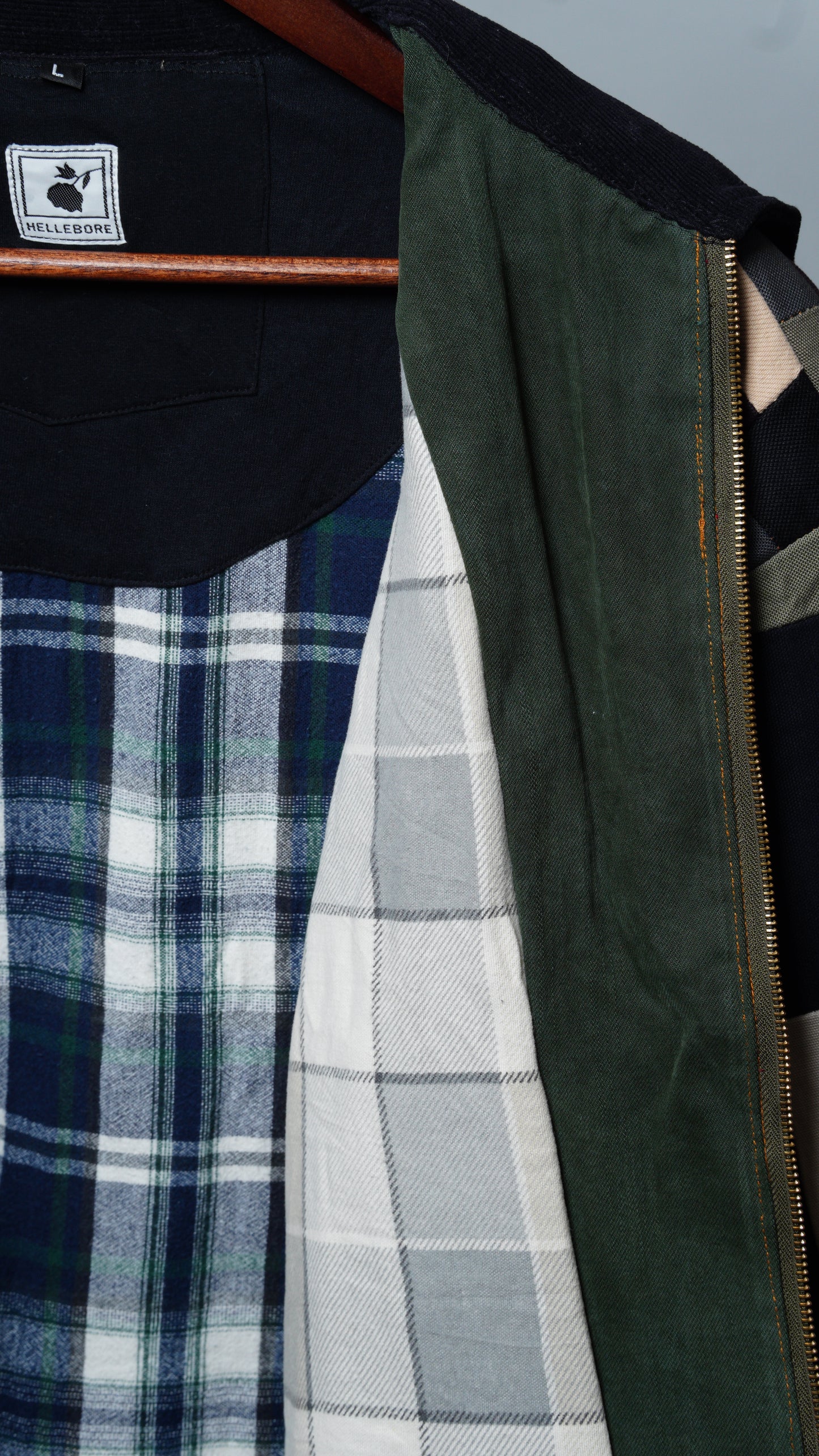 Upcycled Patchwork Jacket Size L