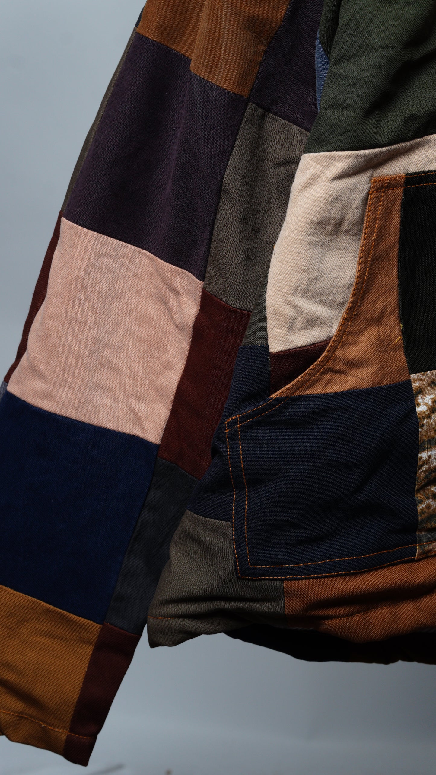 Upcycled Patchwork Jacket Size L