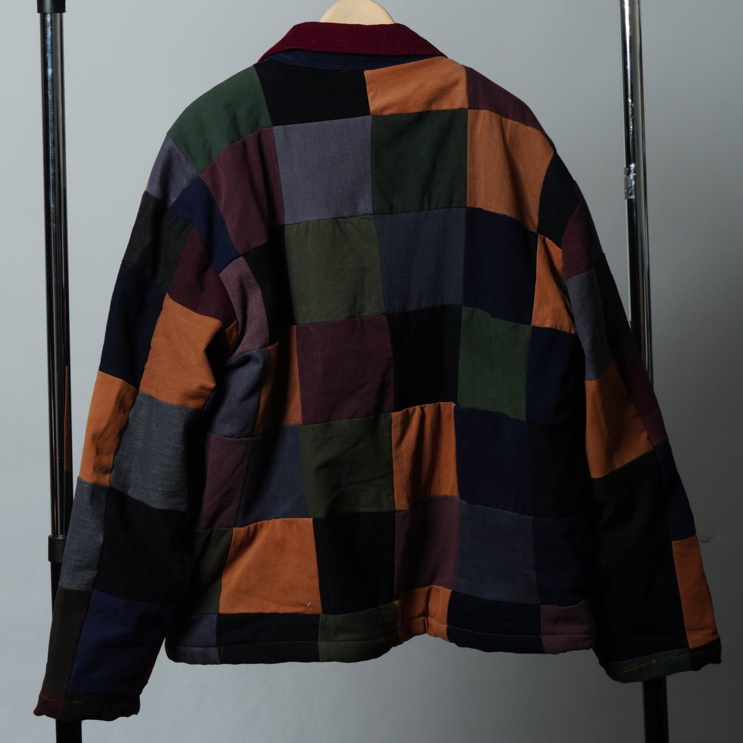 Upcycled Colorblock Patchwork Jacket Size XL