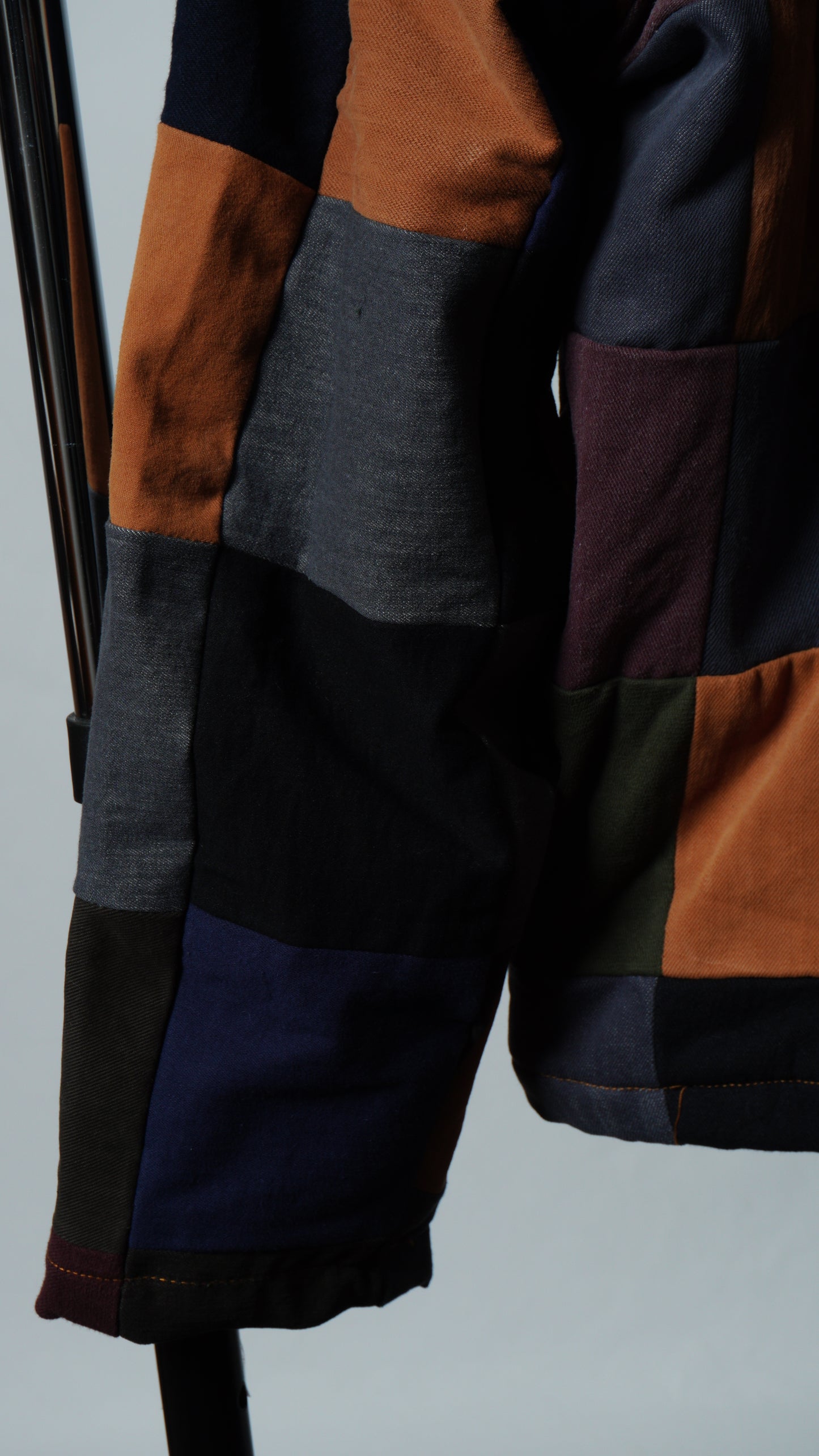 Upcycled Colorblock Patchwork Jacket Size XL