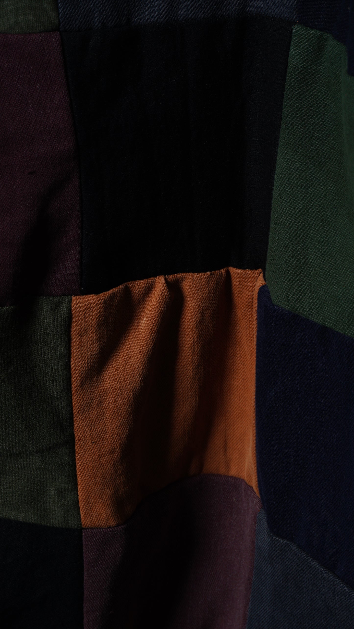 Upcycled Colorblock Patchwork Jacket Size XL