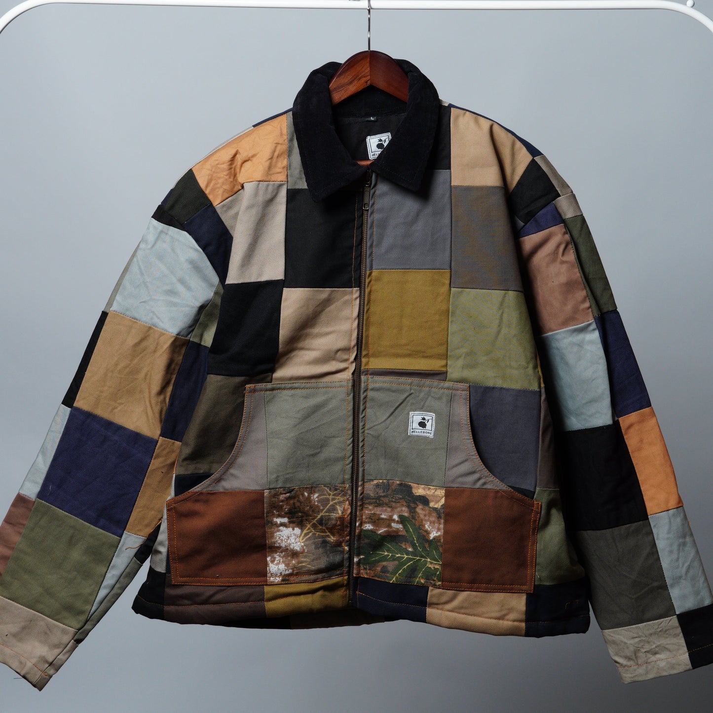 Upcycled Patchwork Jacket Size L