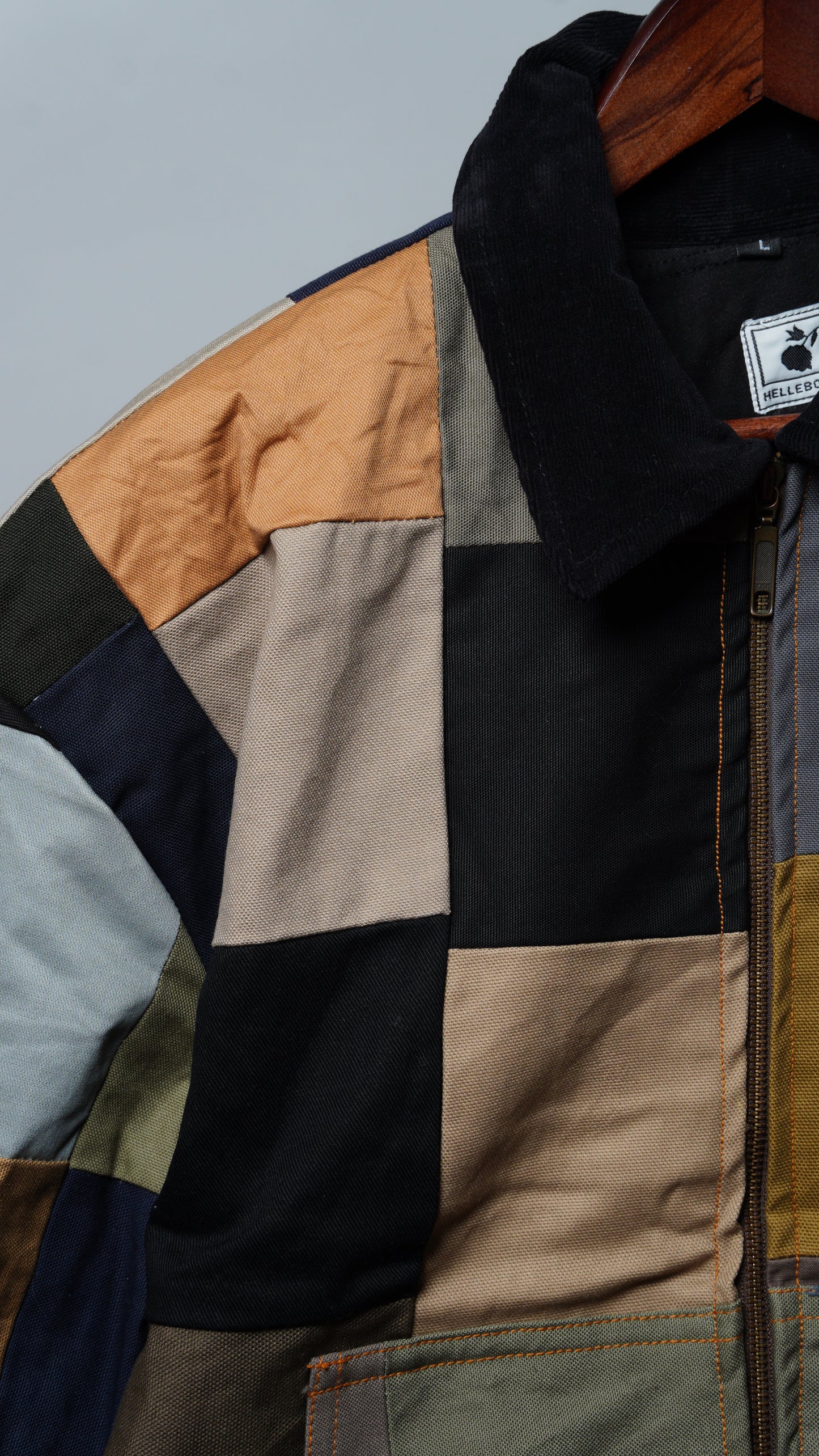 Upcycled Patchwork Jacket Size L