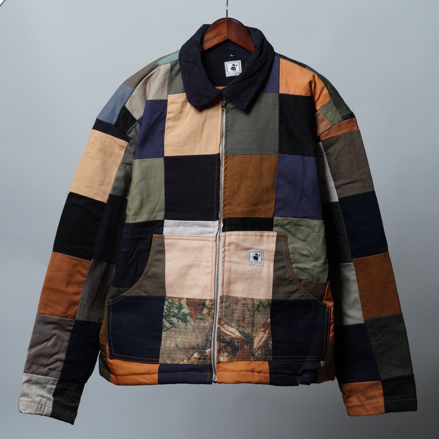 Upcycled Patchwork Jacket Size L