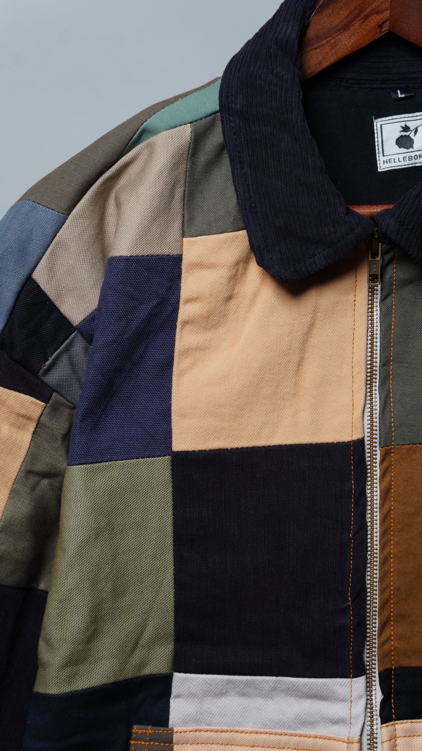 Upcycled Patchwork Jacket Size L