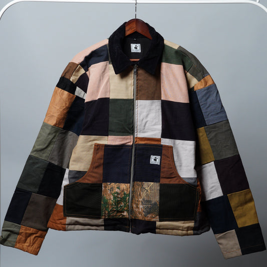 Upcycled Patchwork Jacket Size L