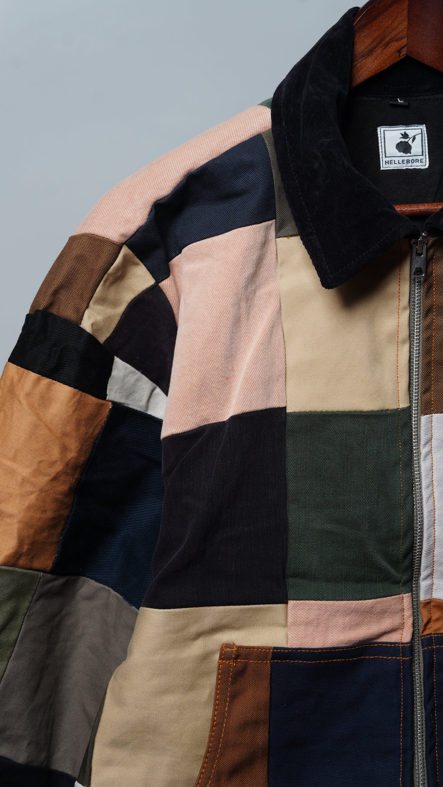 Upcycled Patchwork Jacket Size L