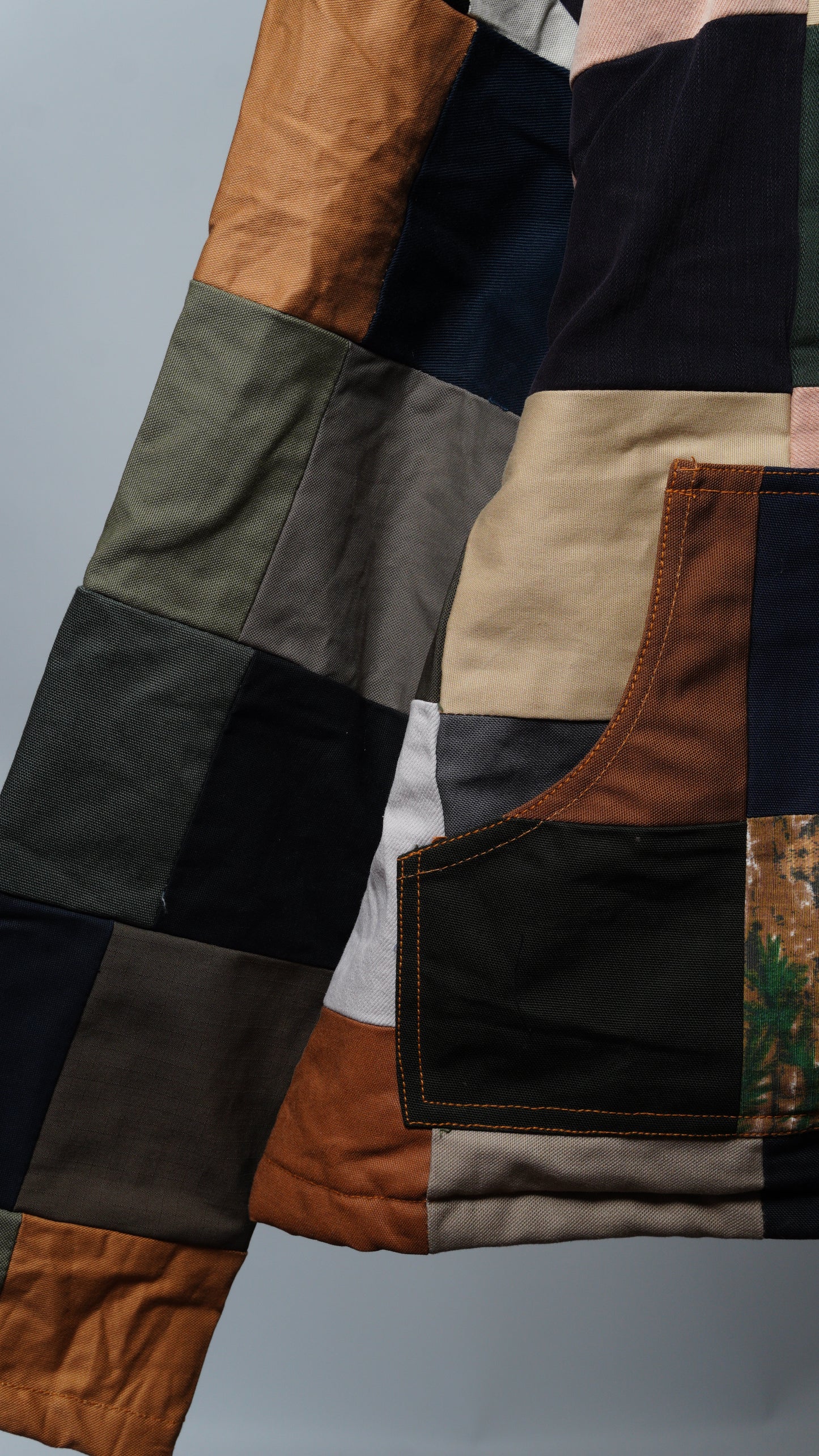 Upcycled Patchwork Jacket Size L