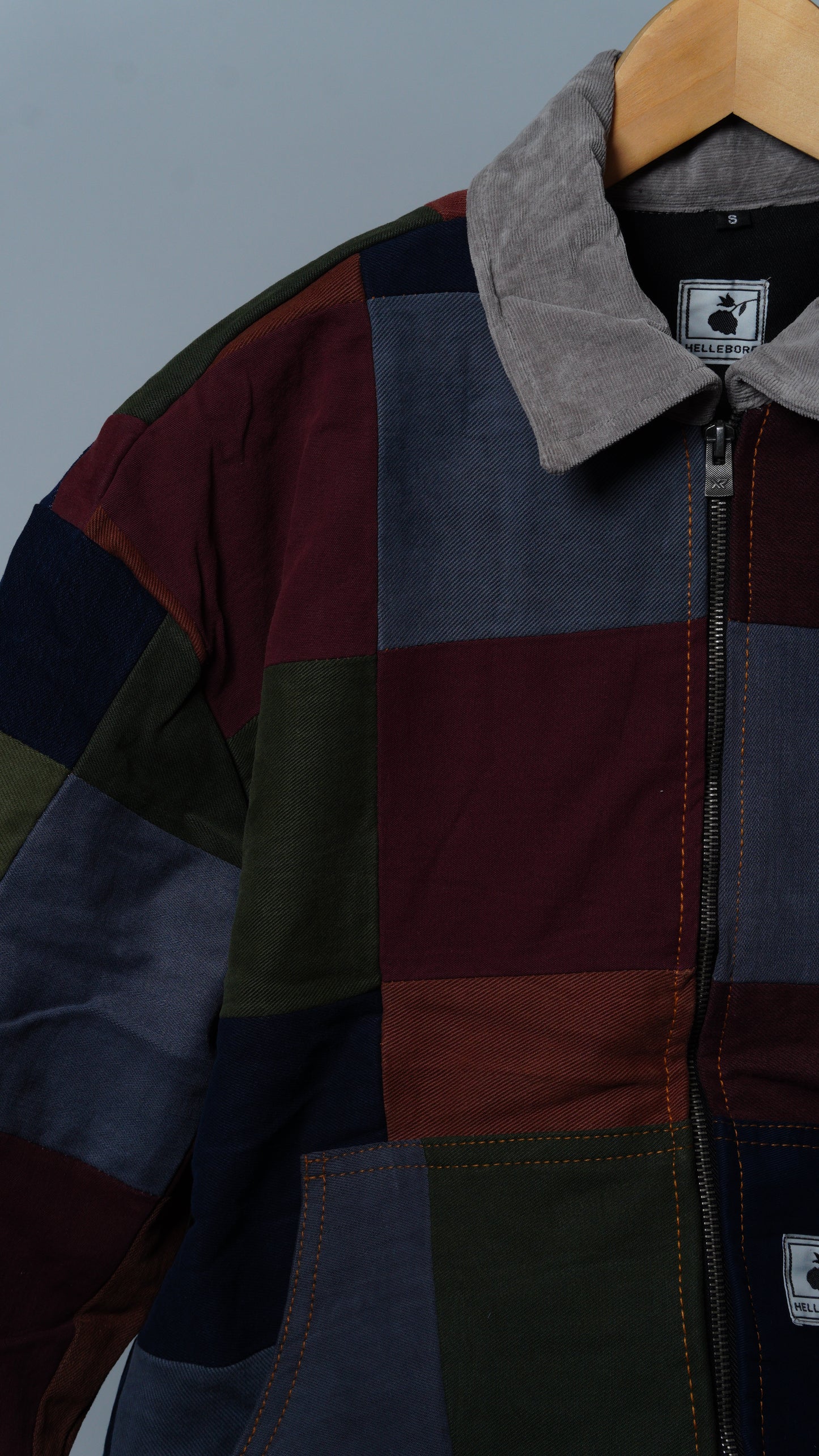 Upcycled Patchwork Jacket Size S