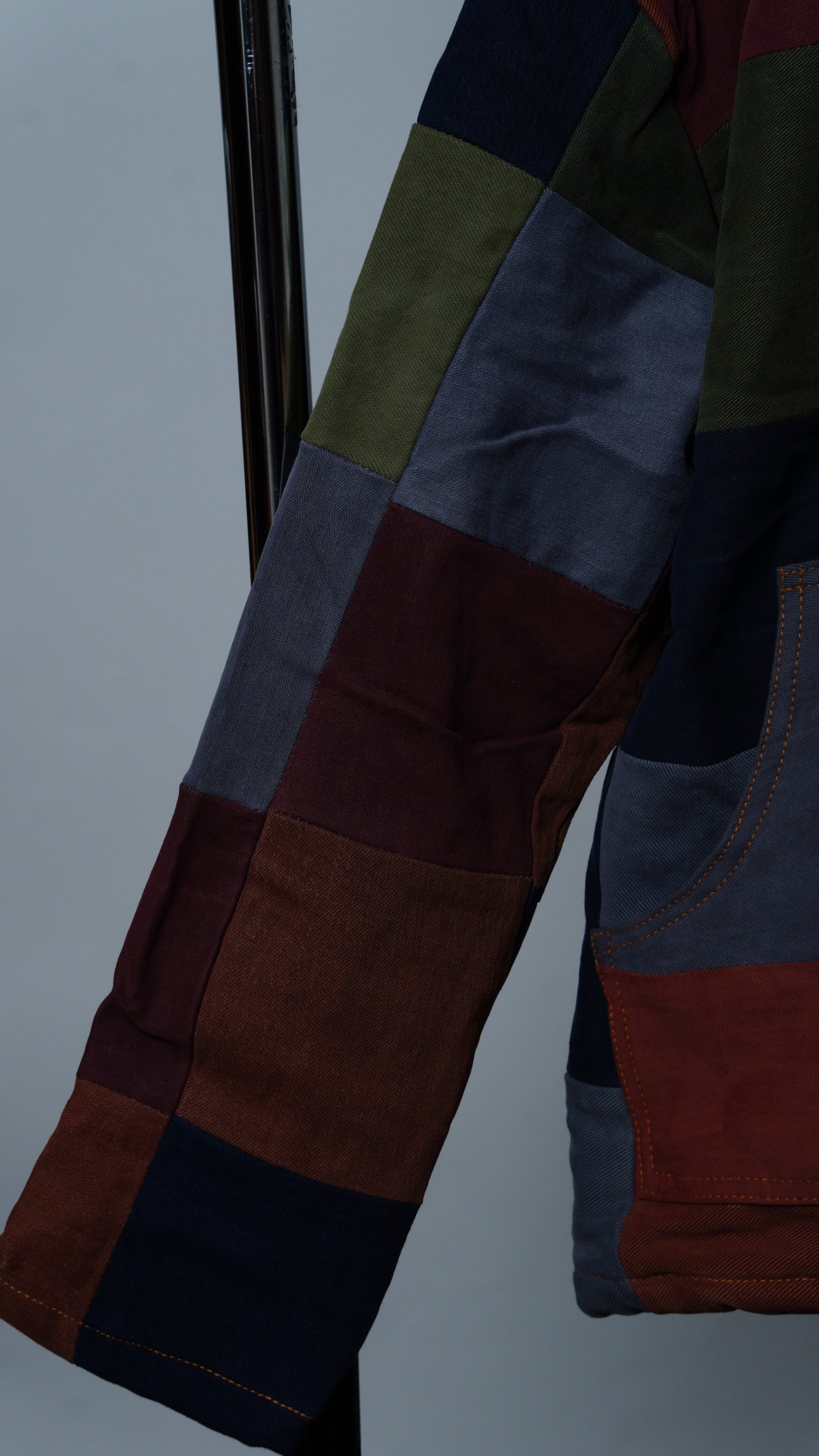Upcycled Patchwork Jacket Size S