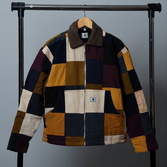 Upcycled Patchwork Jacket Size XS