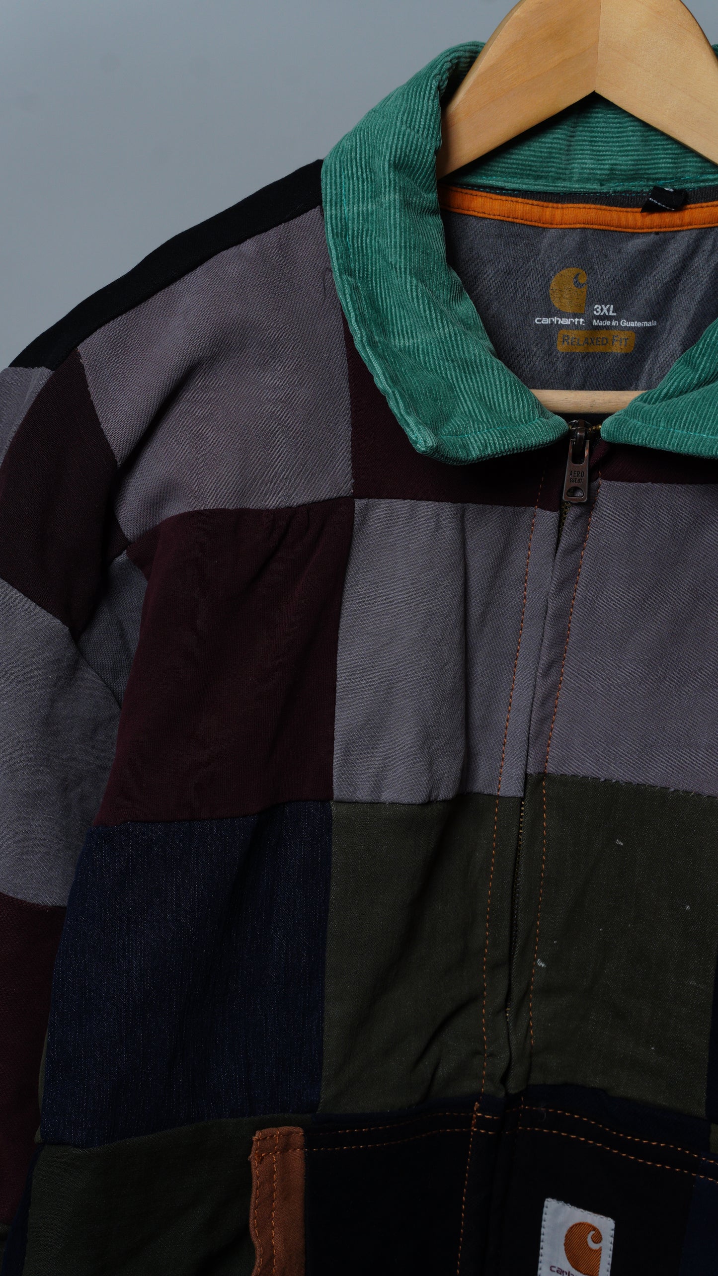Upcycled Patchwork Jacket Size S