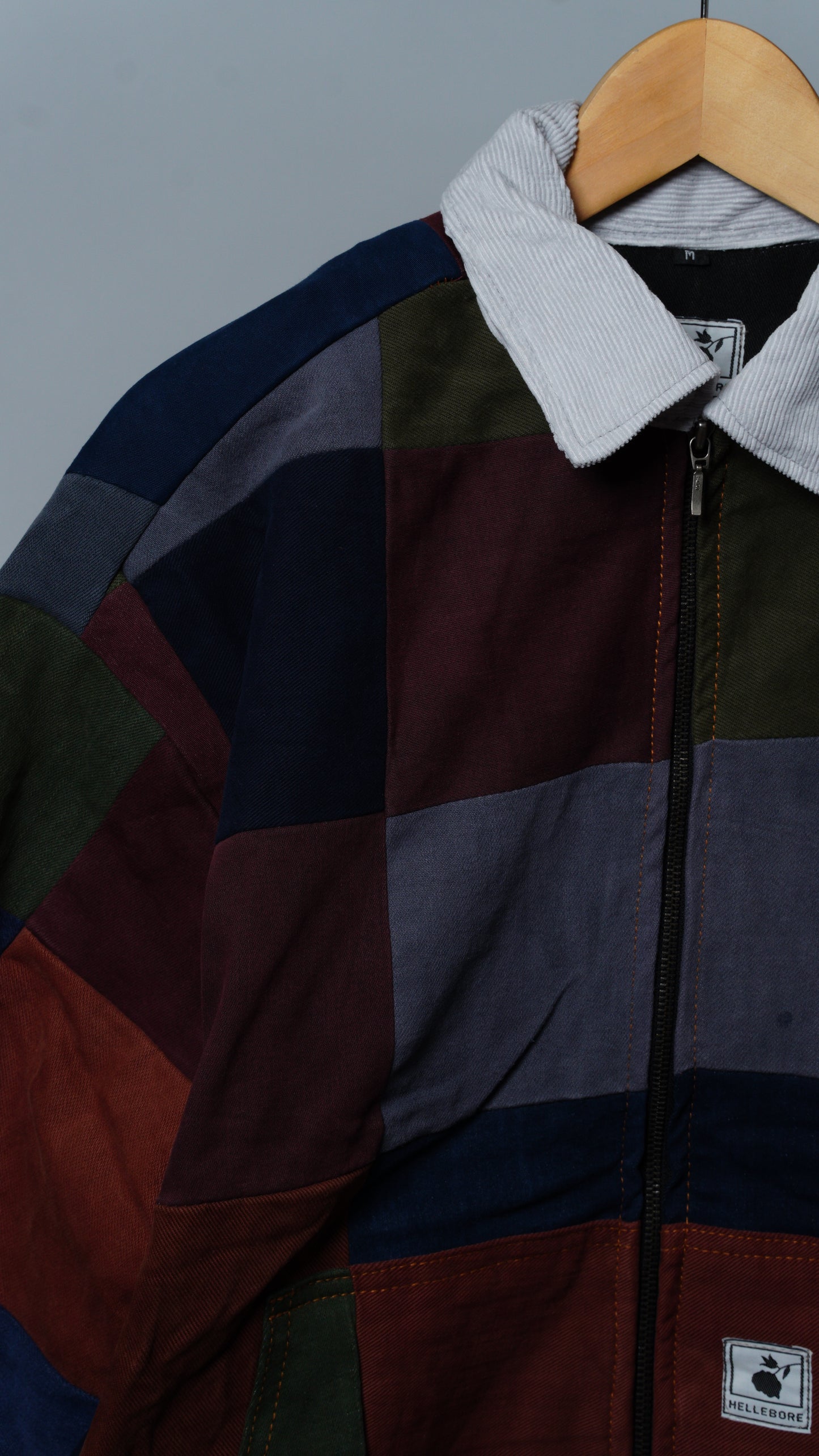 Upcycled Patchwork Jacket Size M