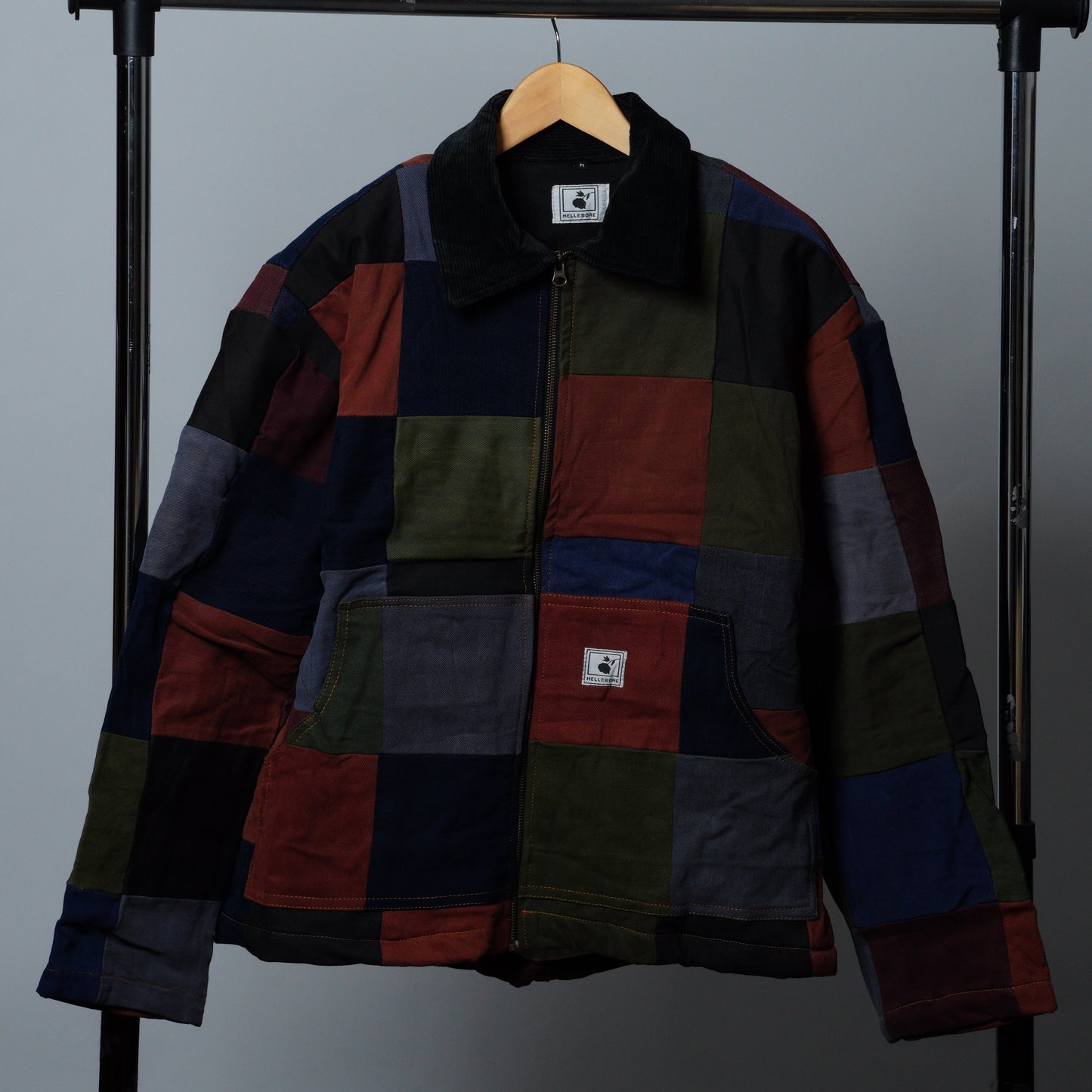 Upcycled Patchwork Jacket Size M