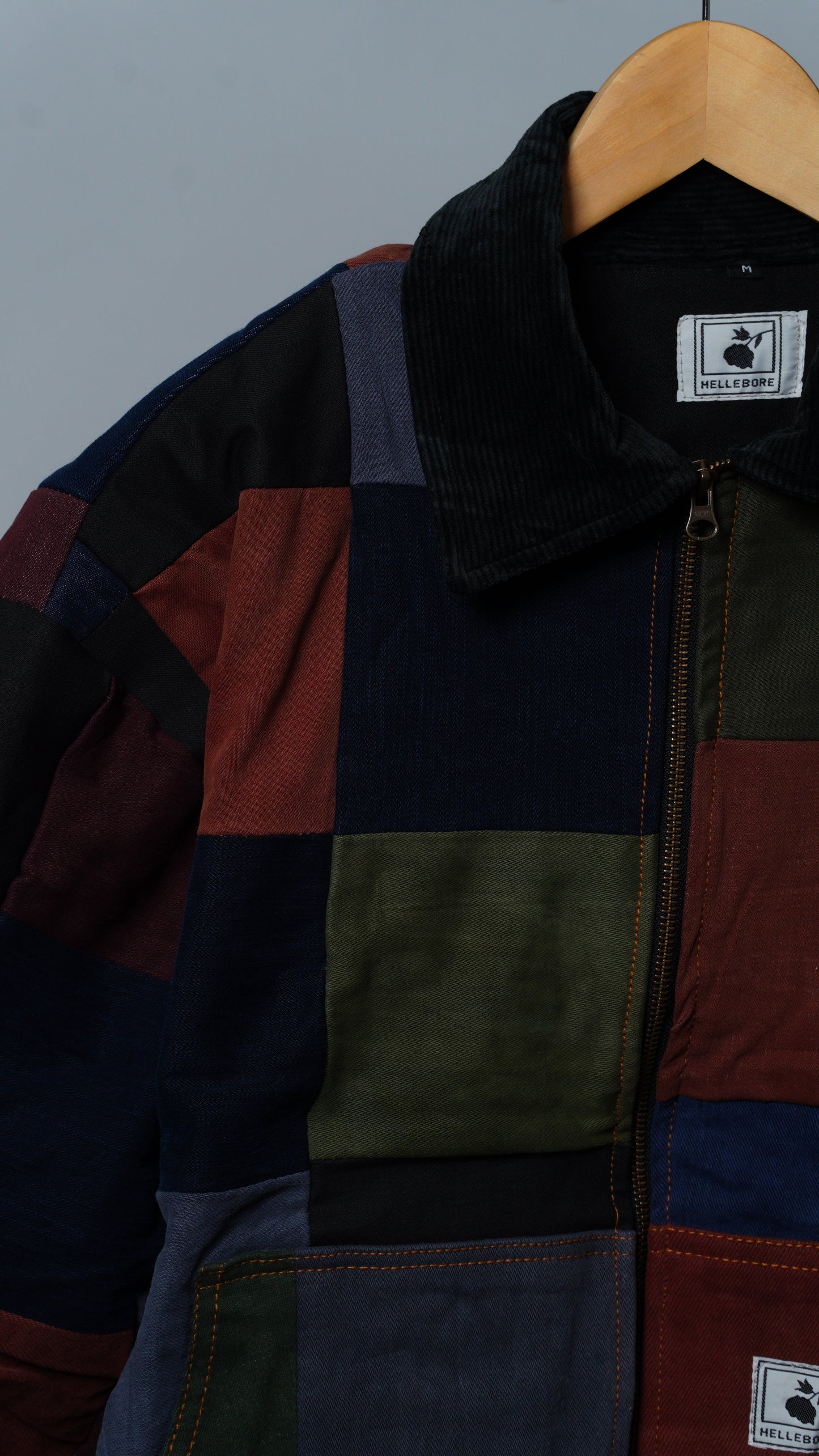 Upcycled Patchwork Jacket Size M