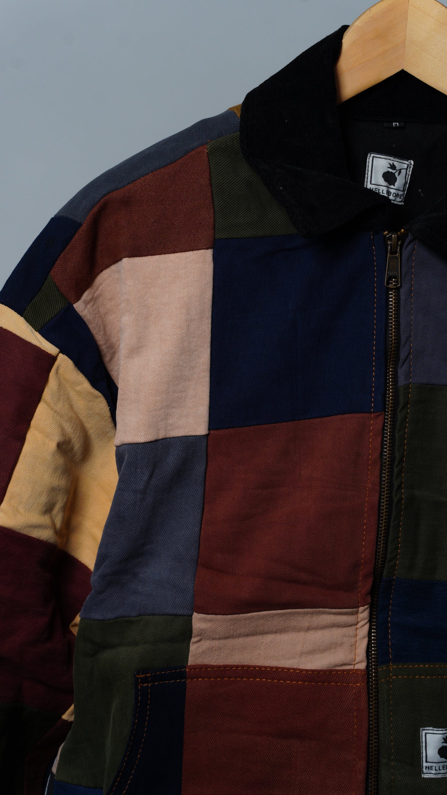 Upcycled Patchwork Jacket Size M