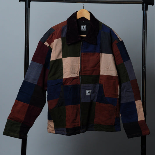 Upcycled Patchwork Jacket Size XL