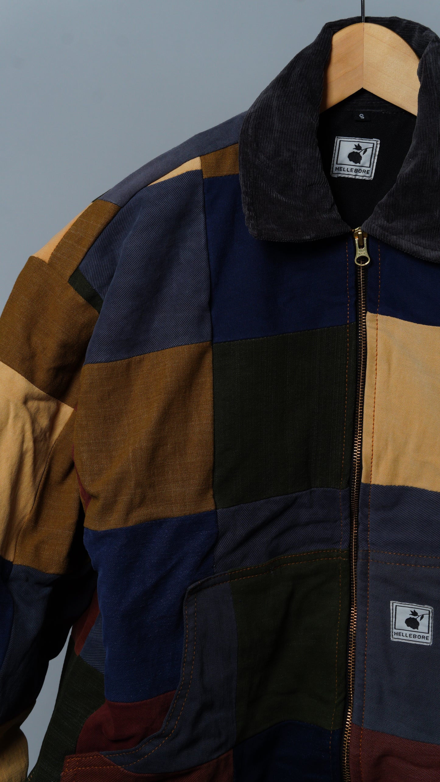 Upcycled Patchwork Jacket Size S