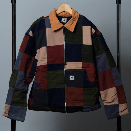 Upcycled Patchwork Jacket Size L