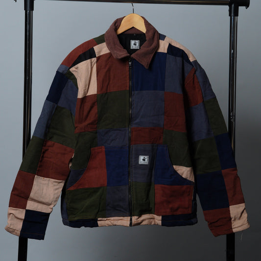 Upcycled Patchwork Jacket Size L