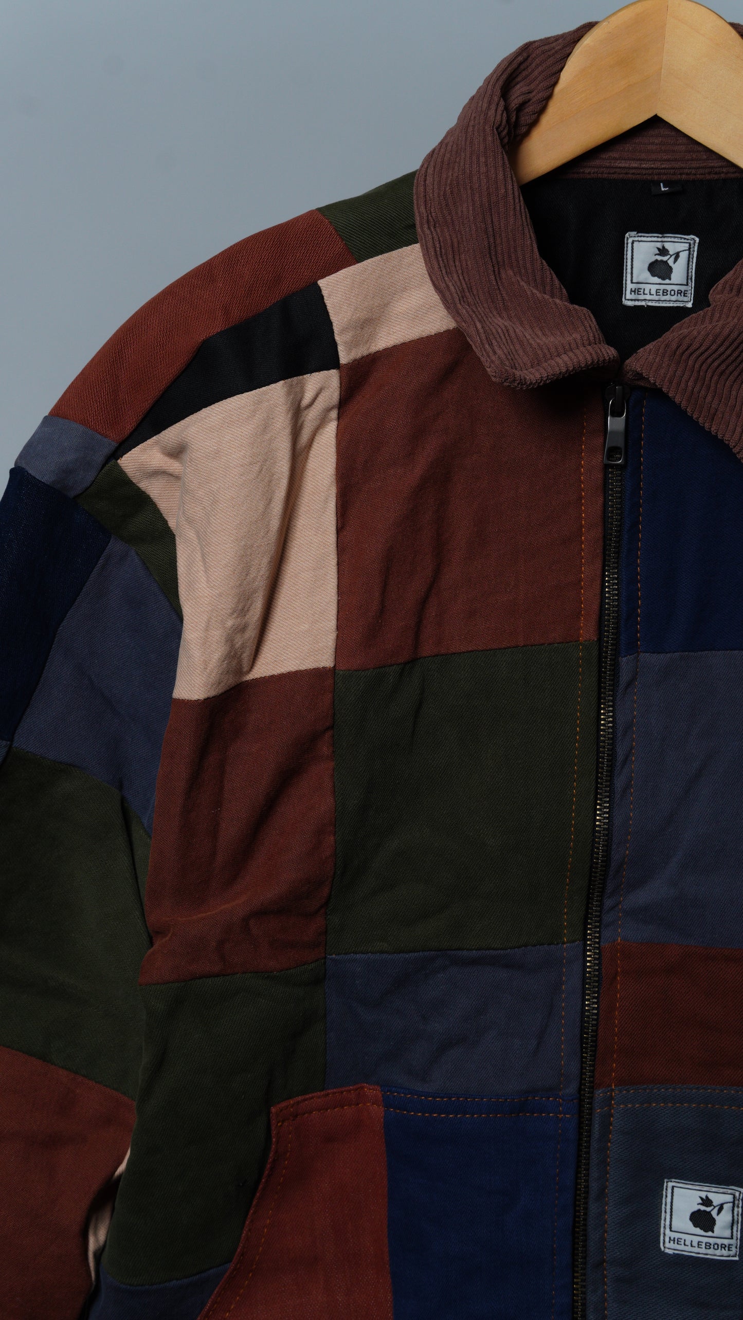 Upcycled Patchwork Jacket Size L
