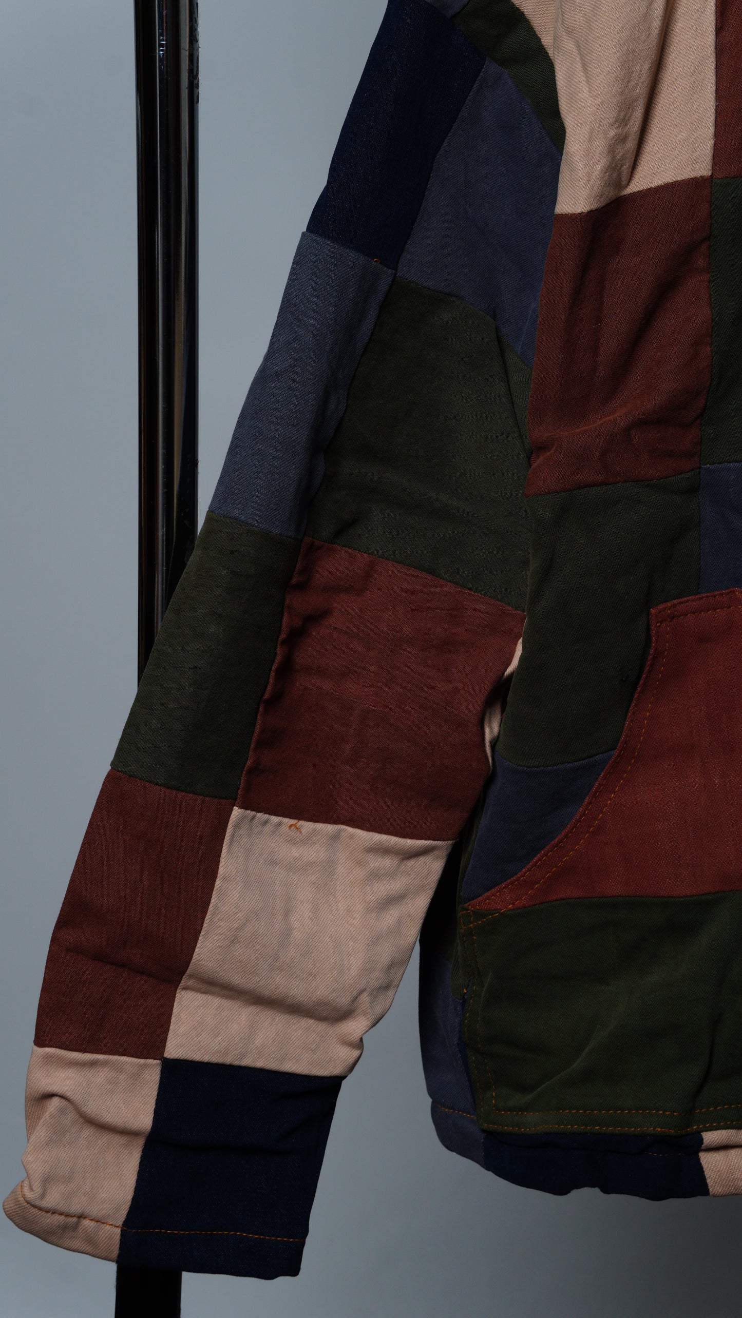 Upcycled Patchwork Jacket Size L