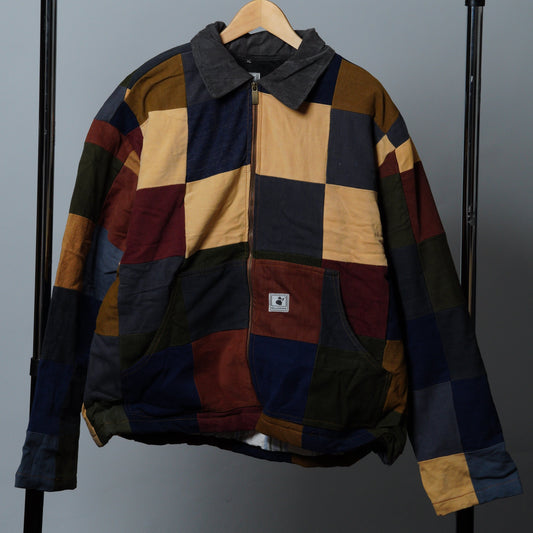 Upcycled Patchwork Jacket Size XL