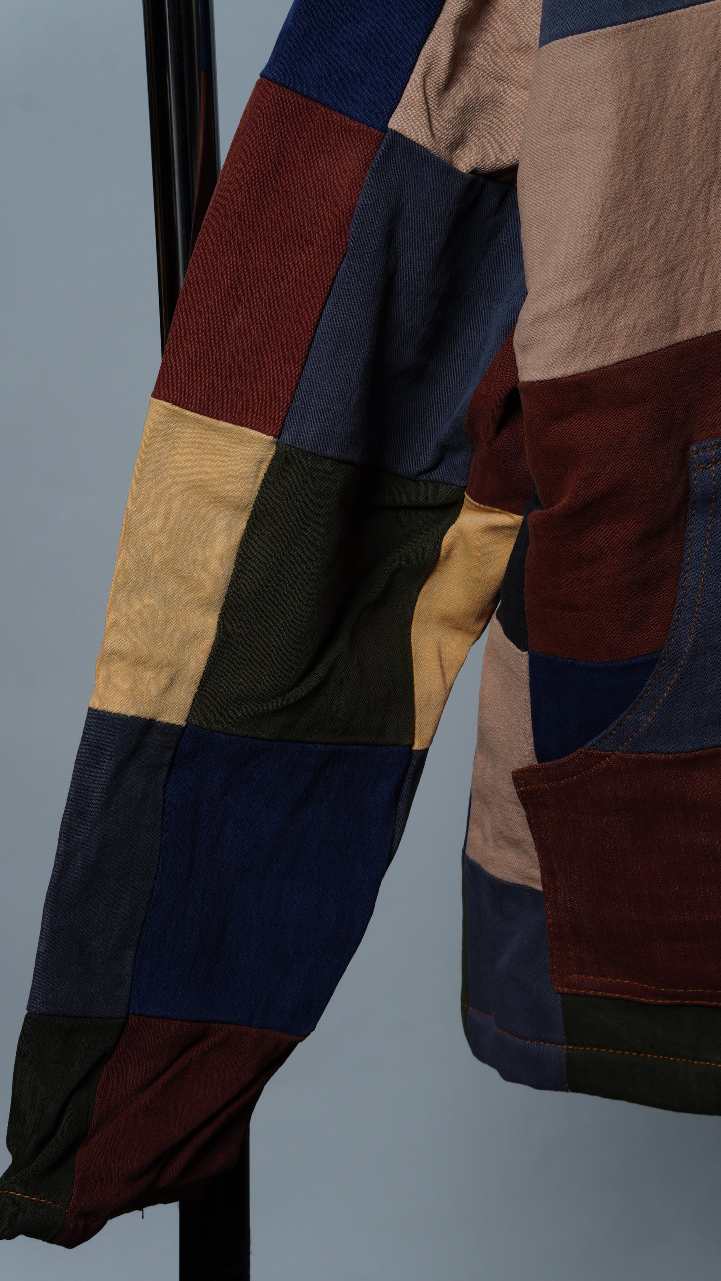 Upcycled Patchwork Jacket Size L