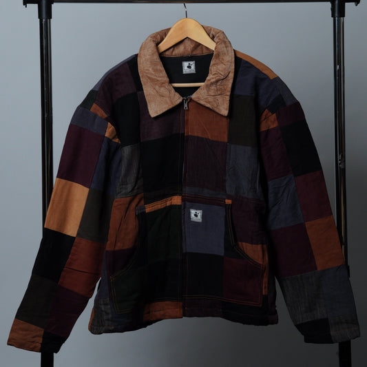 Upcycled Patchwork Jacket Size L
