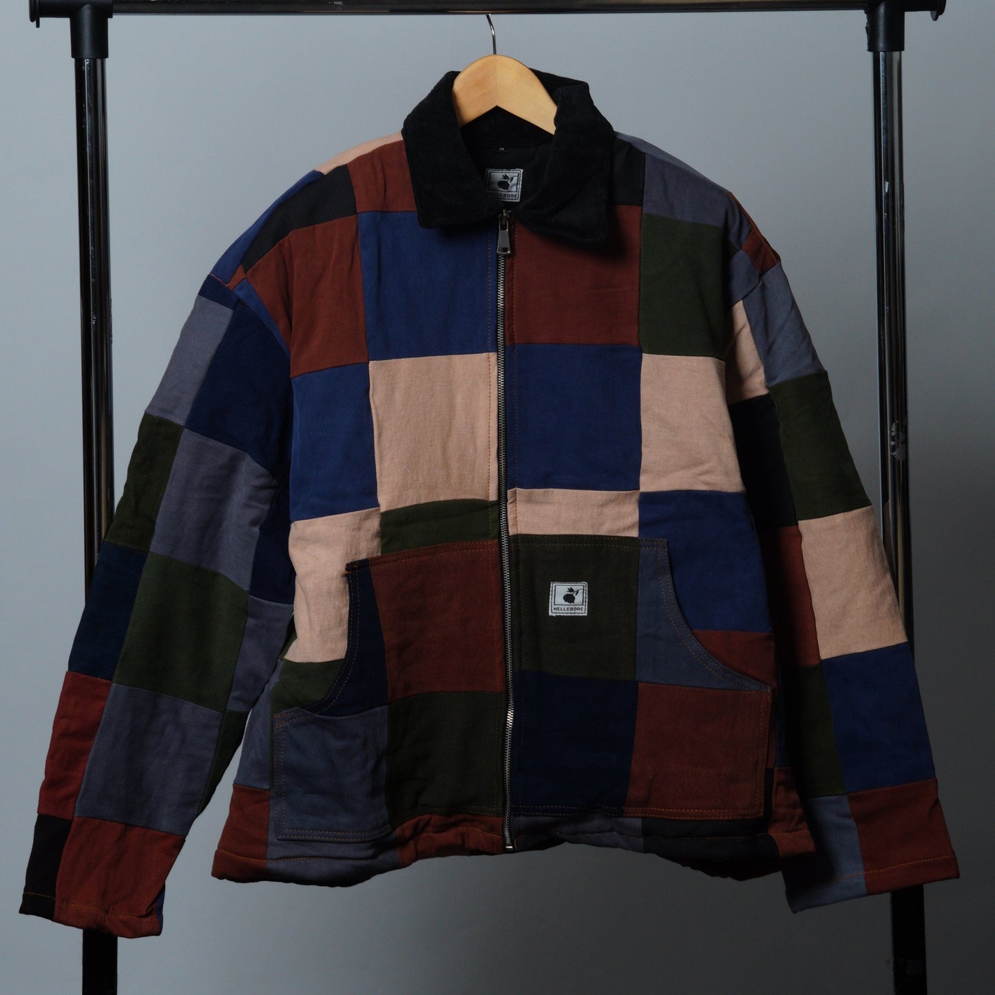 Upcycled Patchwork Jacket Size M