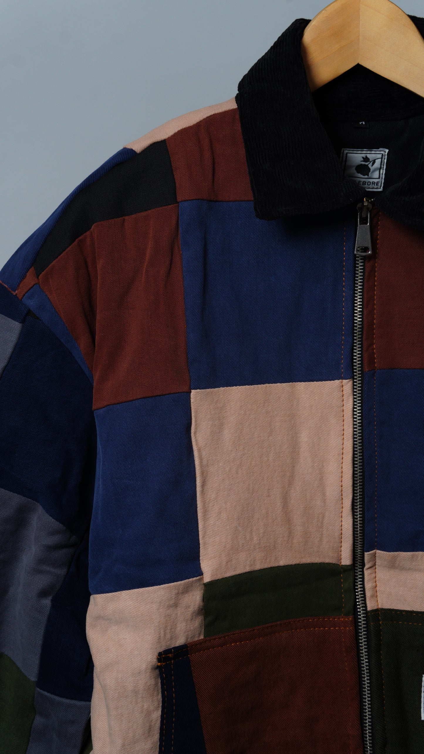 Upcycled Patchwork Jacket Size M