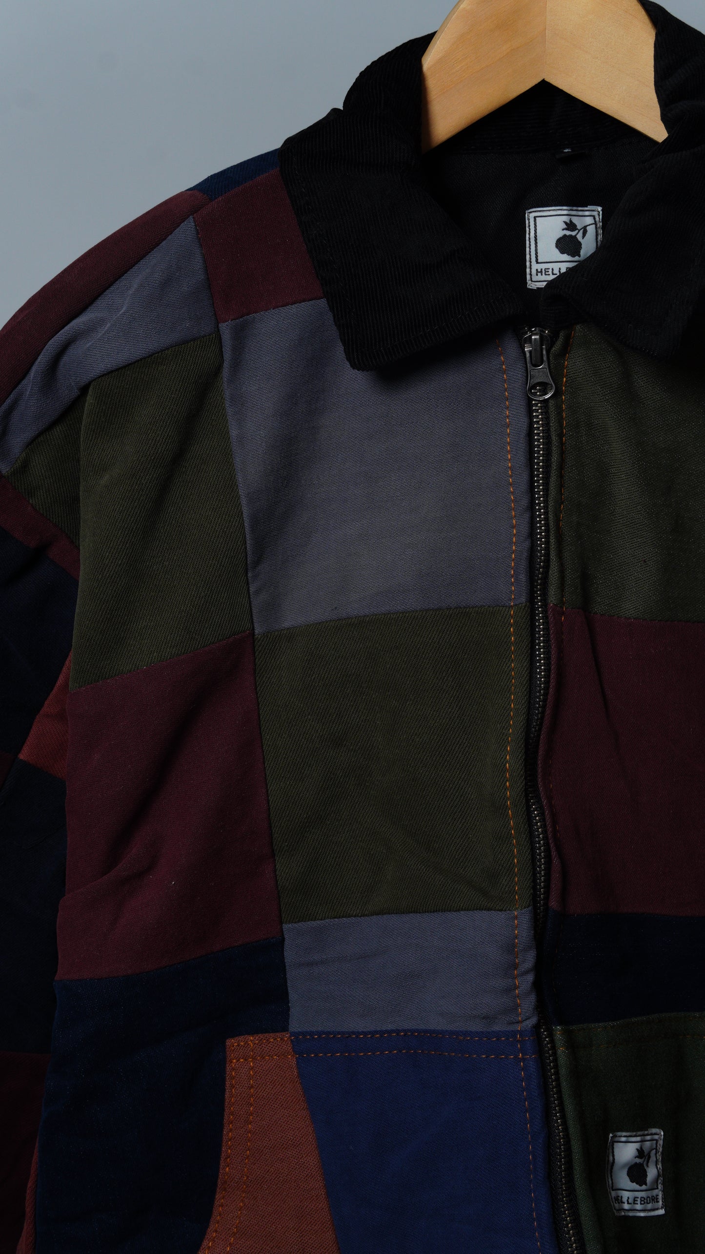 Upcycled Patchwork Jacket Size S
