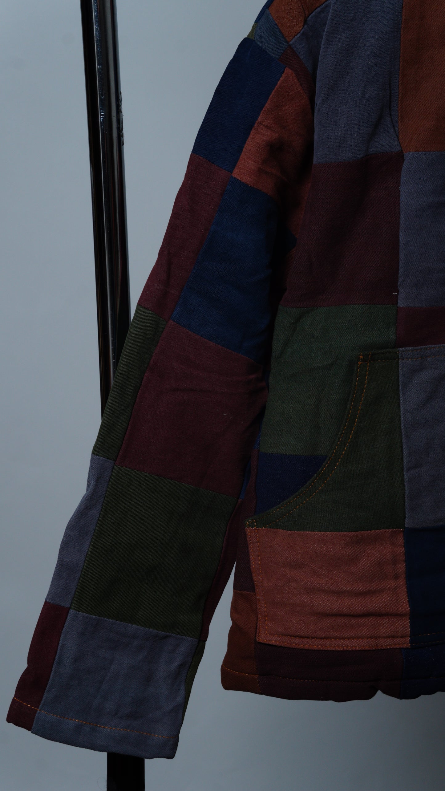 Upcycled Patchwork Jacket Size S