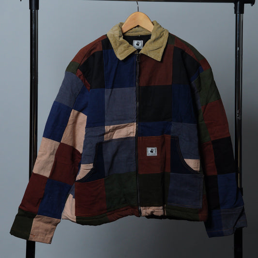 Upcycled Patchwork Jacket Size M