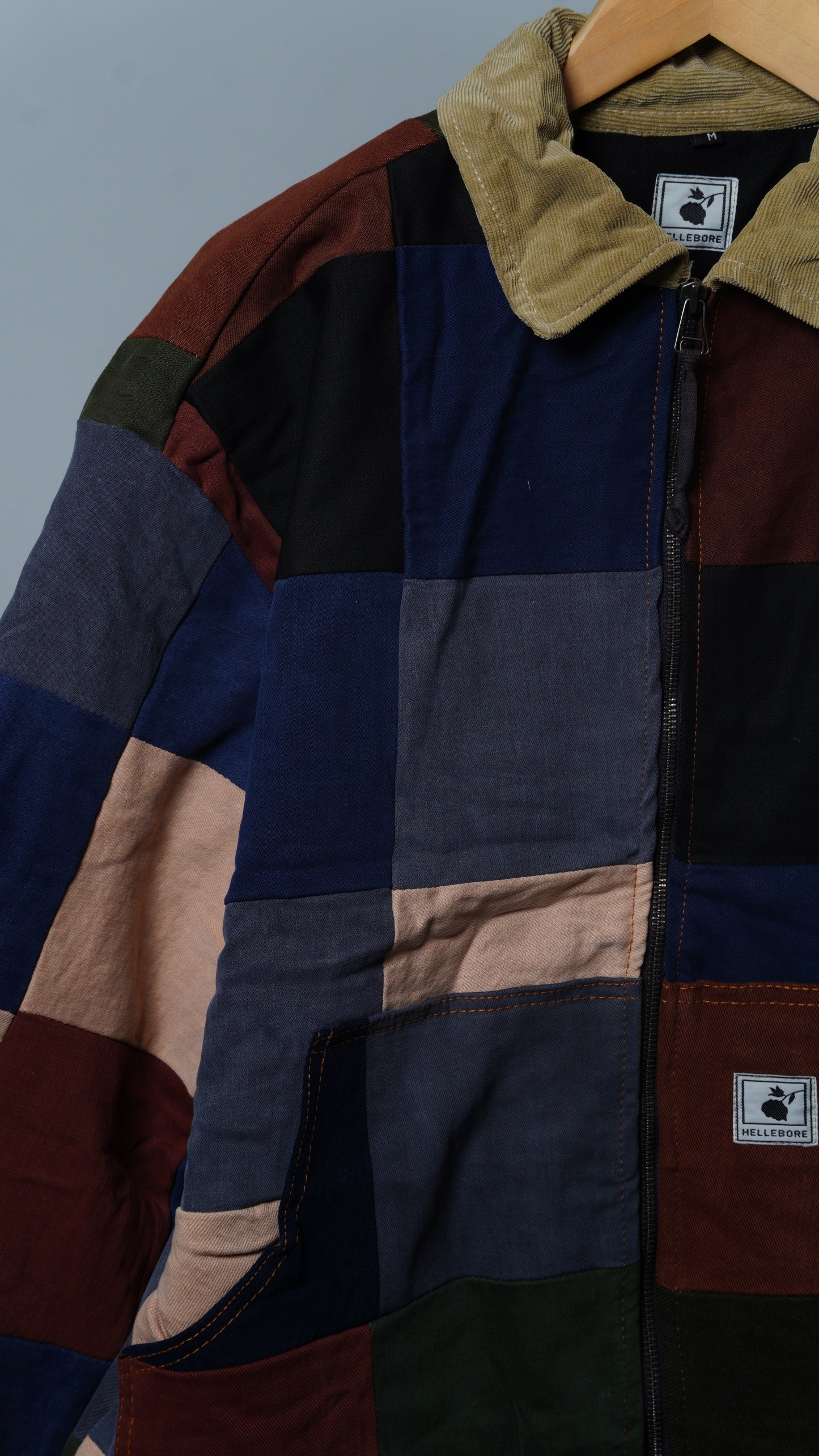 Upcycled Patchwork Jacket Size M