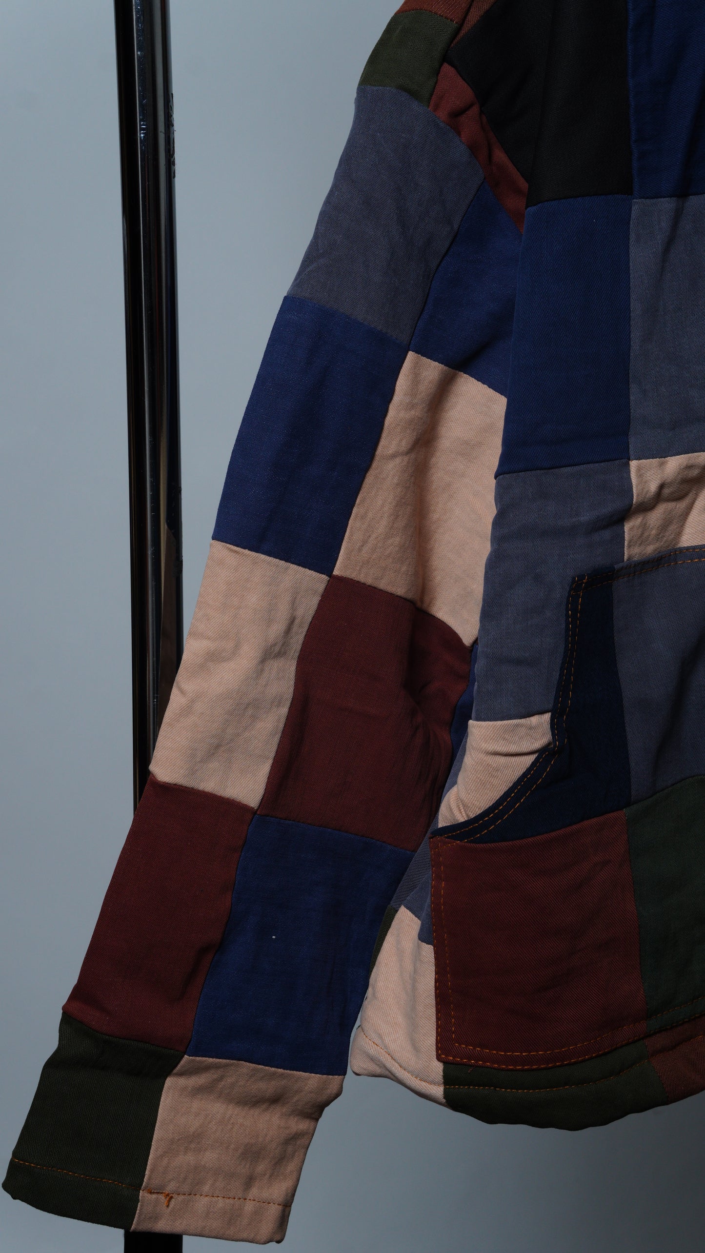 Upcycled Patchwork Jacket Size M