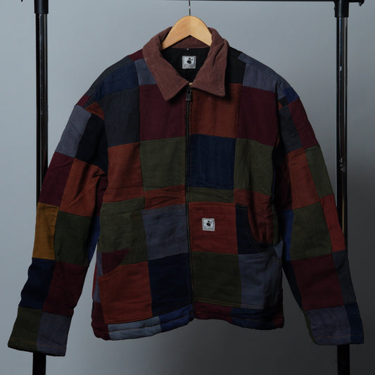 Upcycled Patchwork Jacket Size M