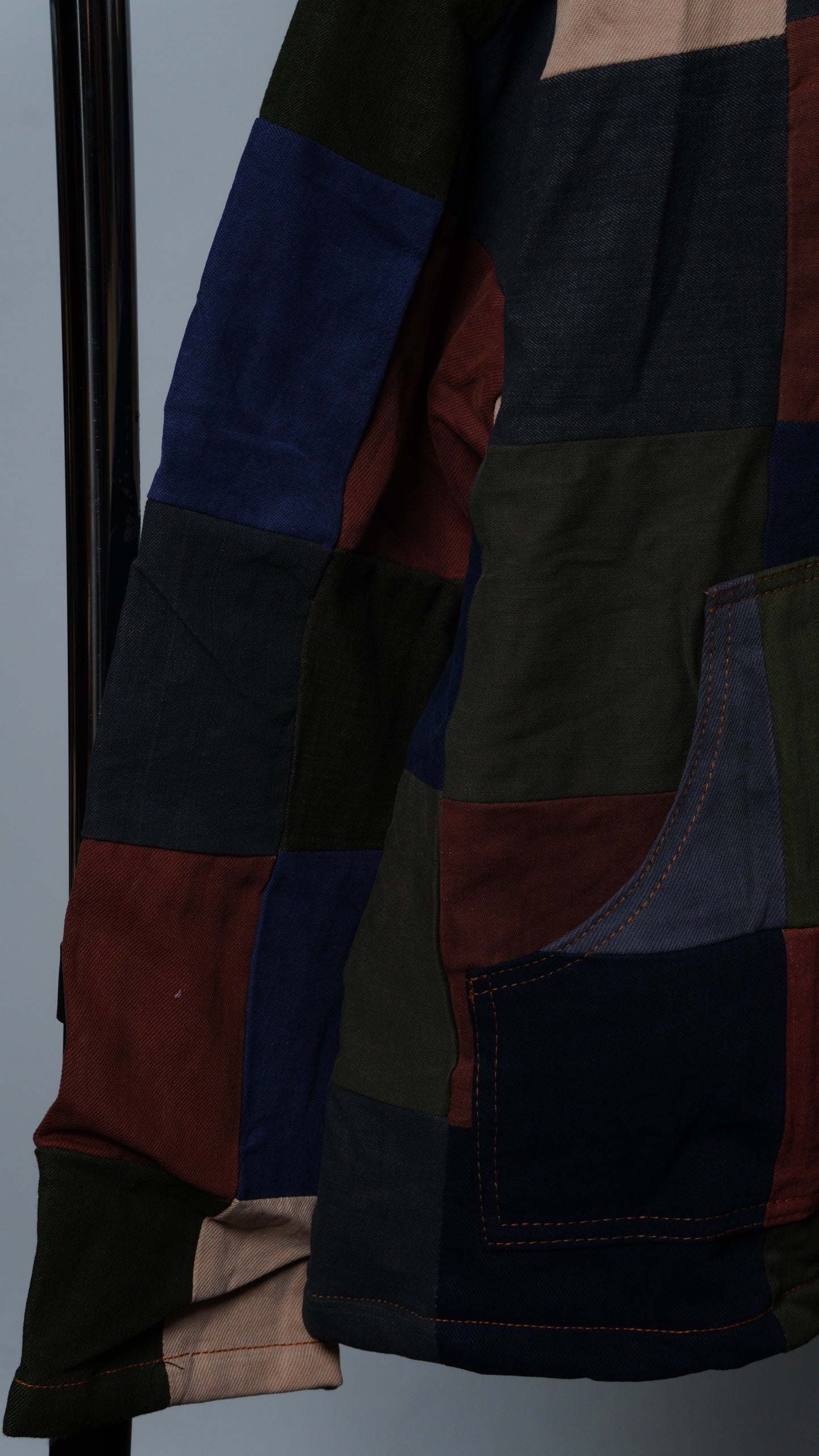 Upcycled Patchwork Jacket Size L